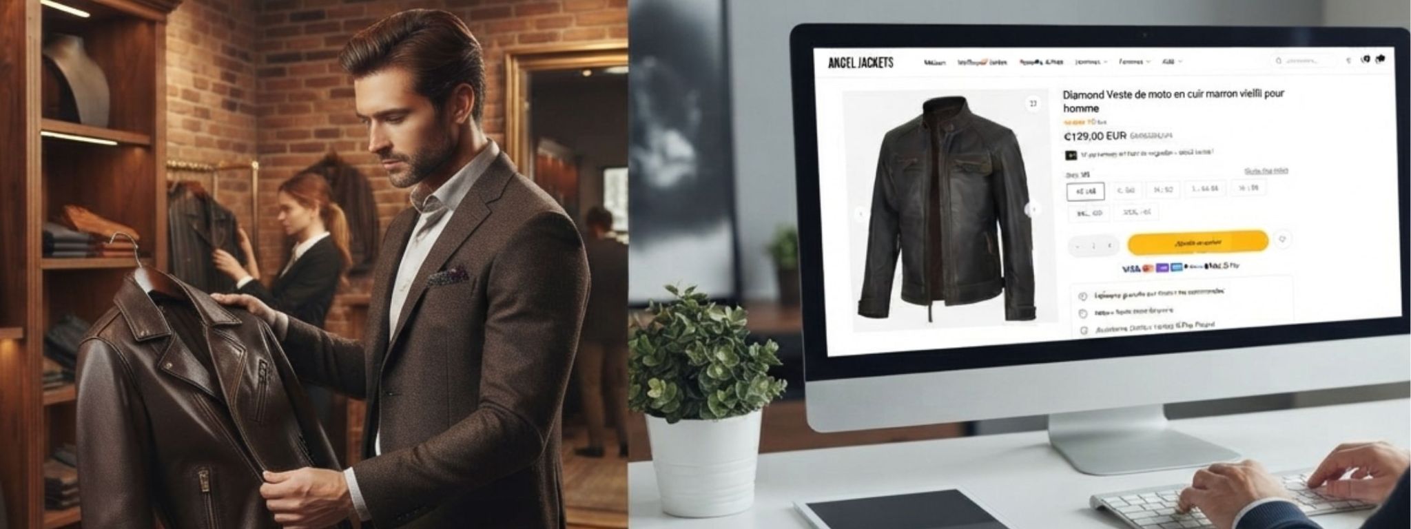 DEVRIEZ-VOUS ACHETER UNE VESTE EN CUIR EN MAGASIN OU EN LIGNE ?