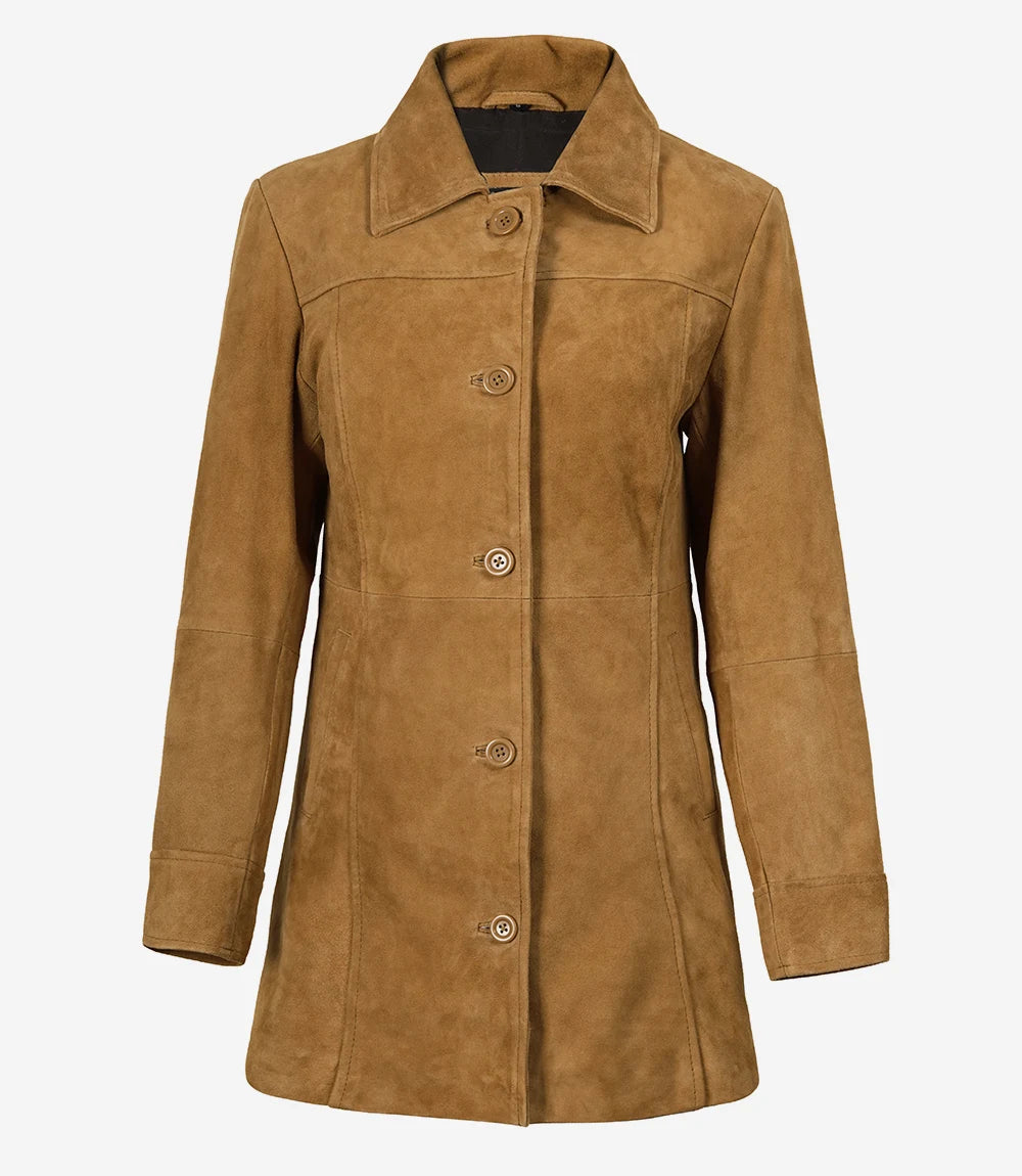 Manteau de voiture en daim