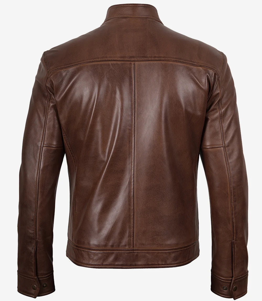 Bickford Pour Homme Véritable Veste En Cuir