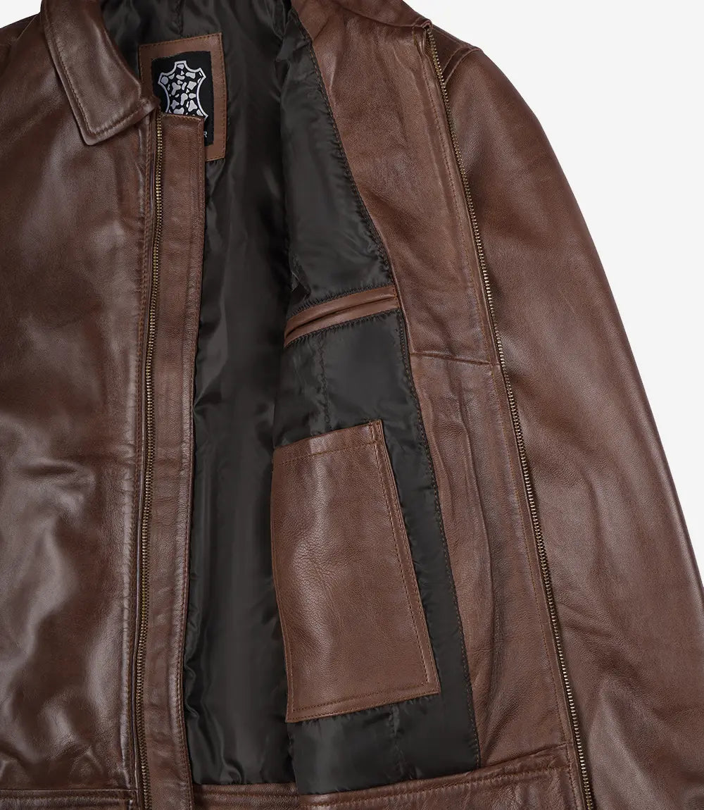 Veste Biker En Cuir