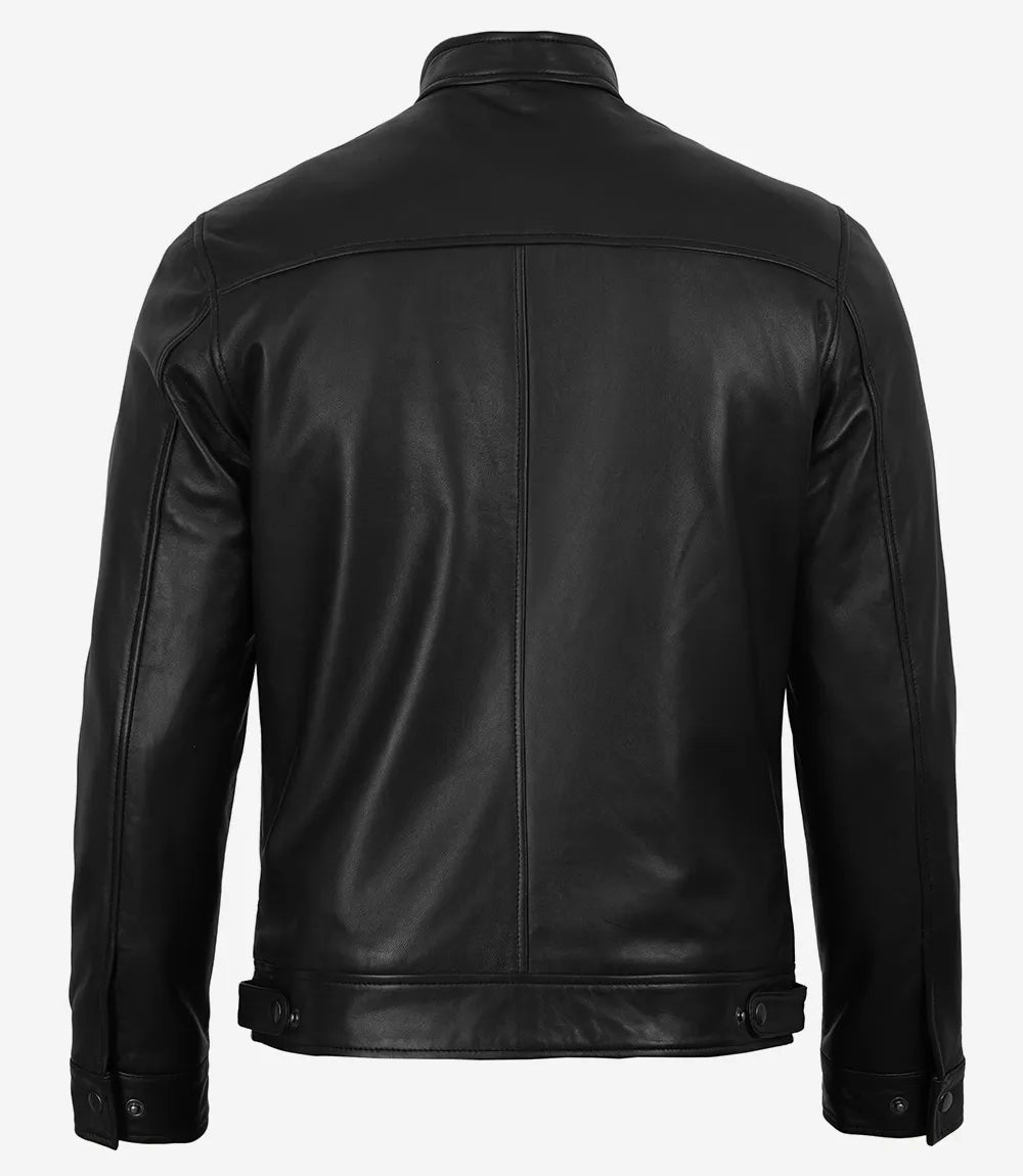Owen Veste Cafe Racer en cuir