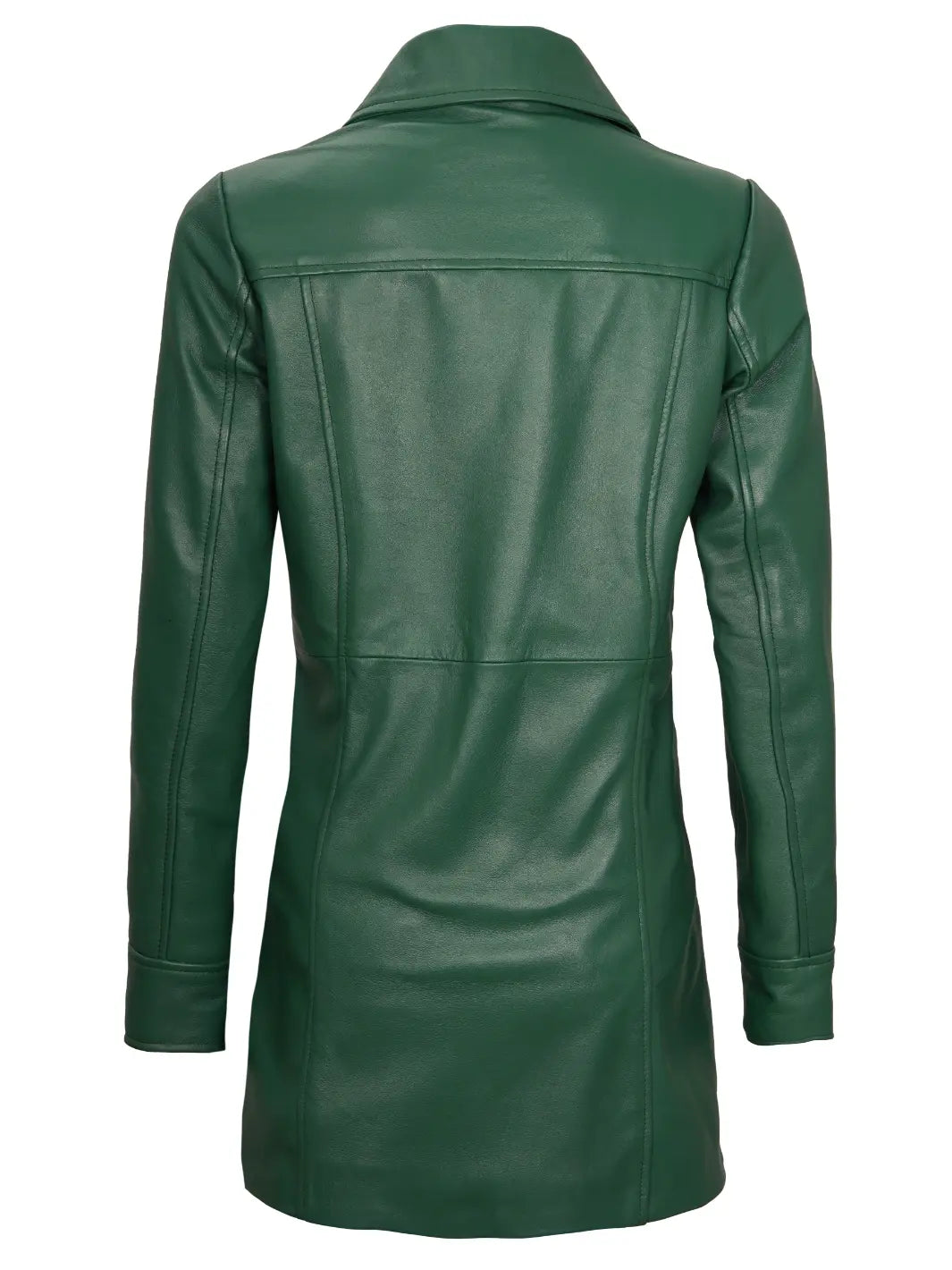 Manteau en cuir pour femme