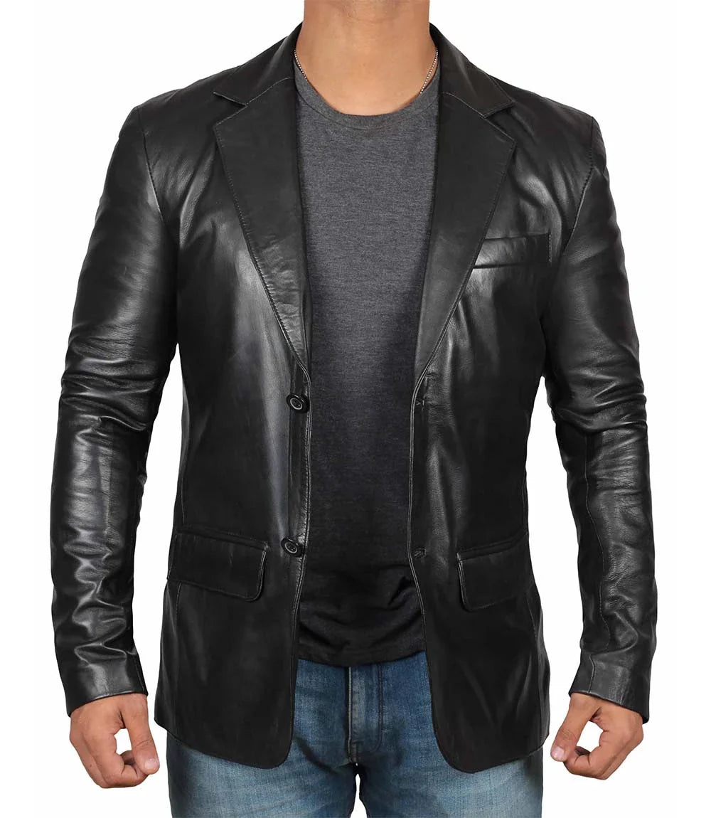 veste blazer à deux boutons