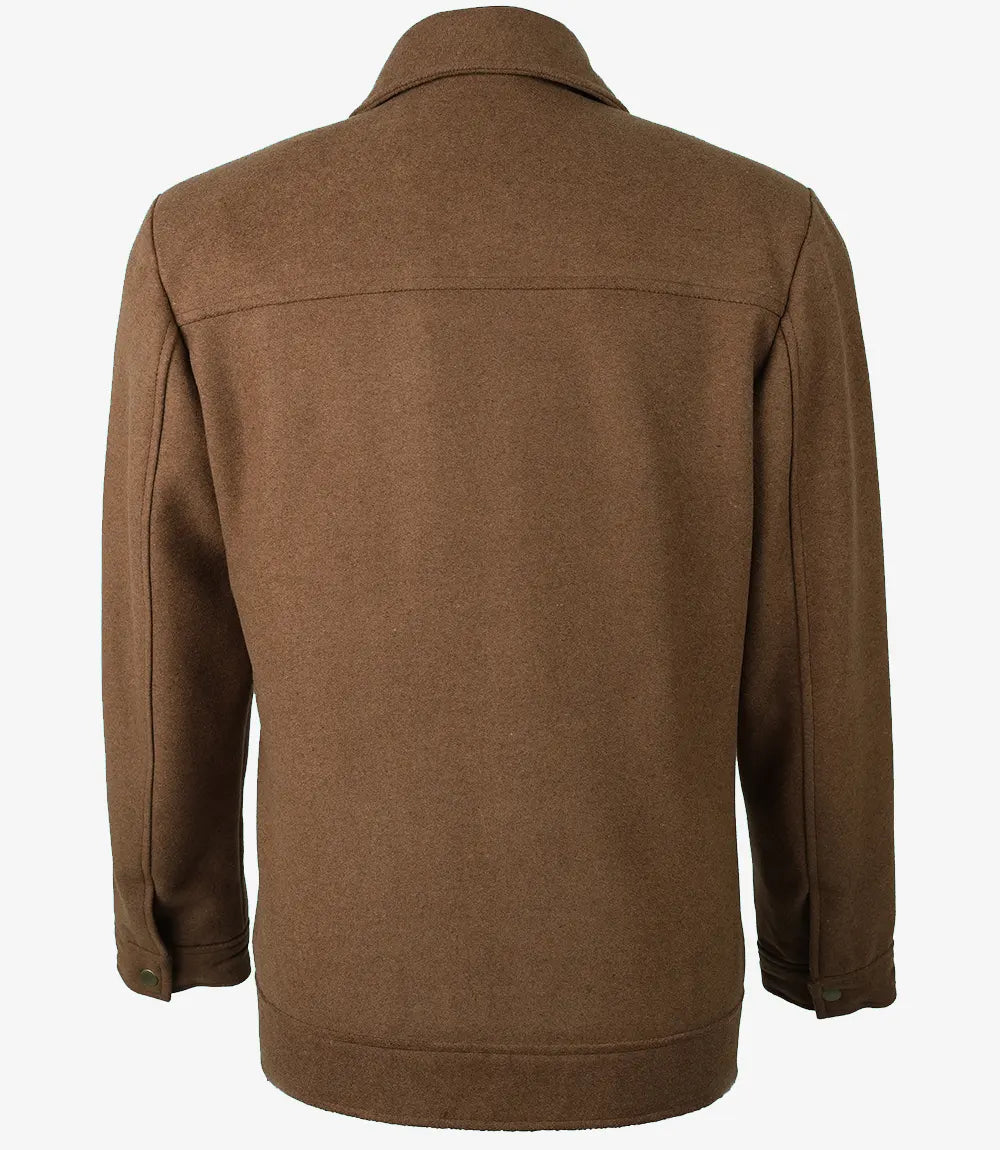 Femme Trucker Veste En Laine